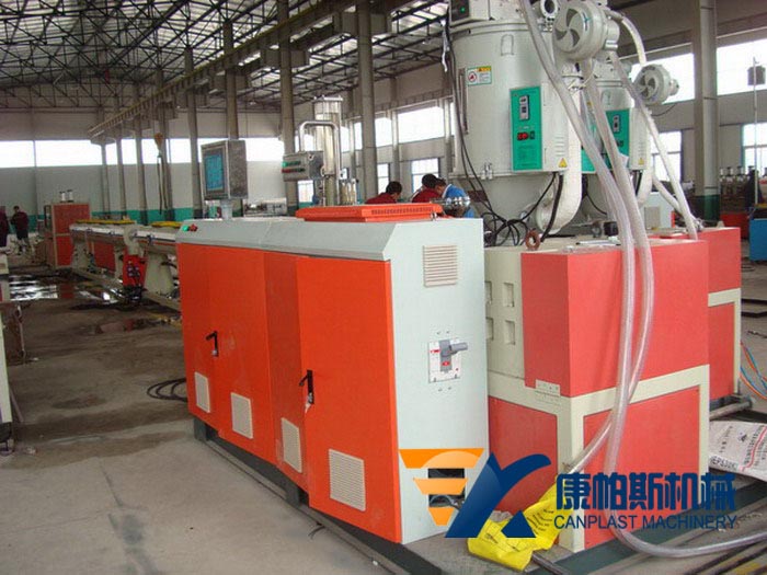 PP-R-PP-PE three-layer co-extruded pipe production line