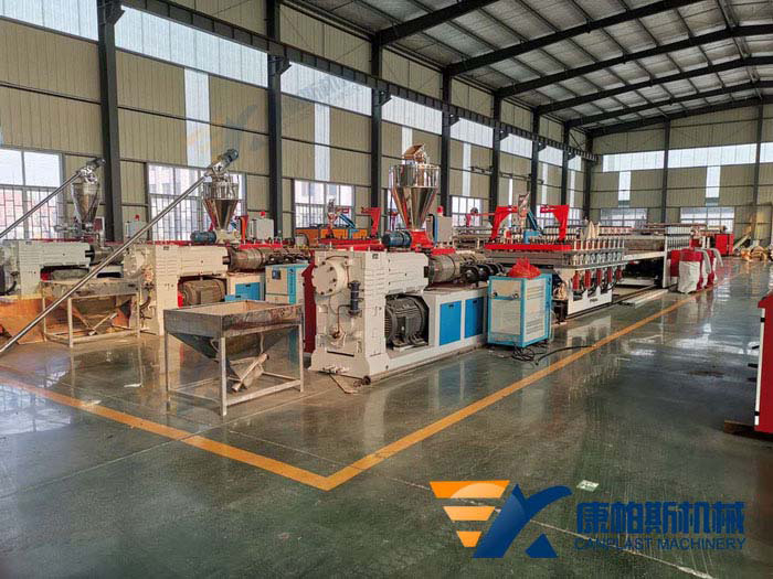 WPC skinning foam board production line,PP-PC hollow grid board production line-Qingdao Canplast Machinery Co., Ltd 